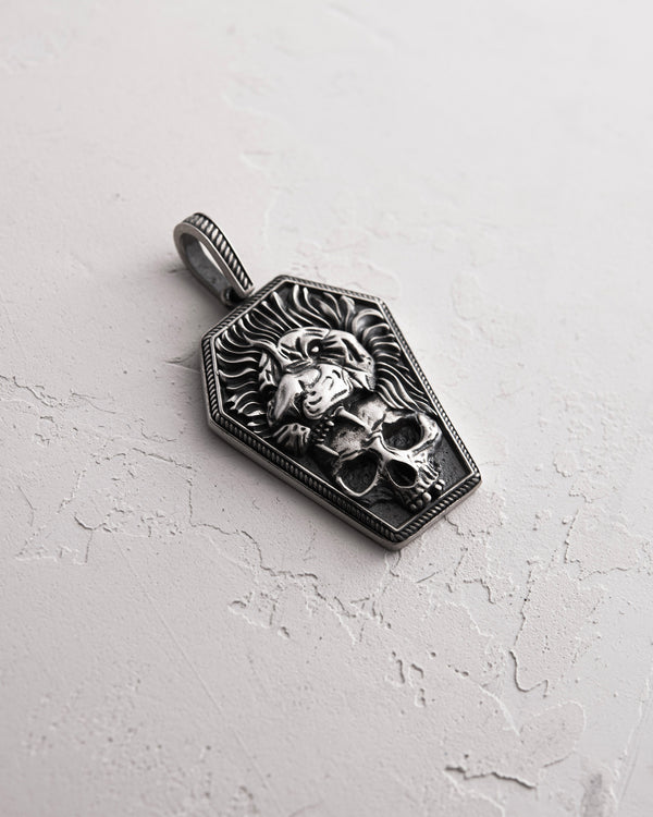 Ciondolo in argento MEMENTO MORI