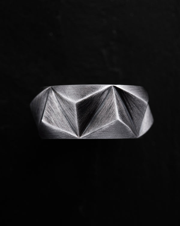 Silberring TRIEDRE