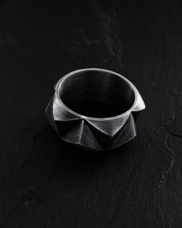 Silberring TRIEDRE