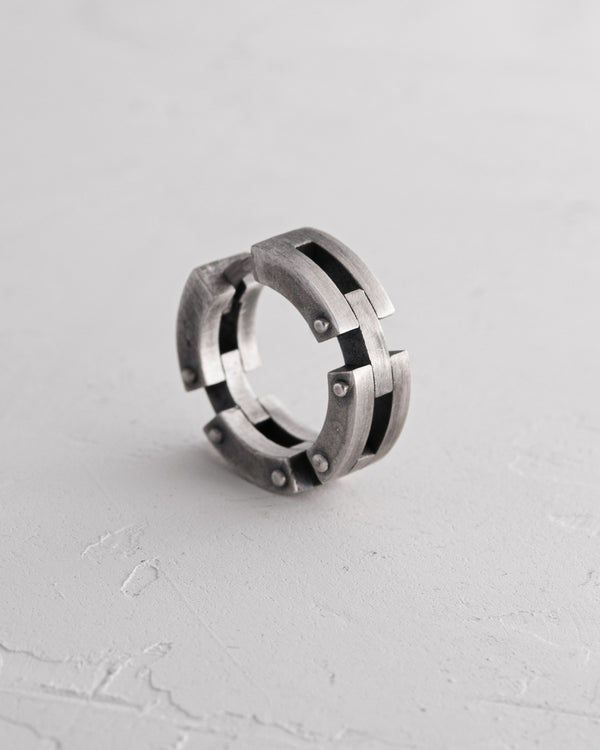 Silver single - earring SONRAI