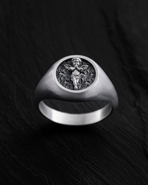 Silver ring ANGEL OF LIGHT