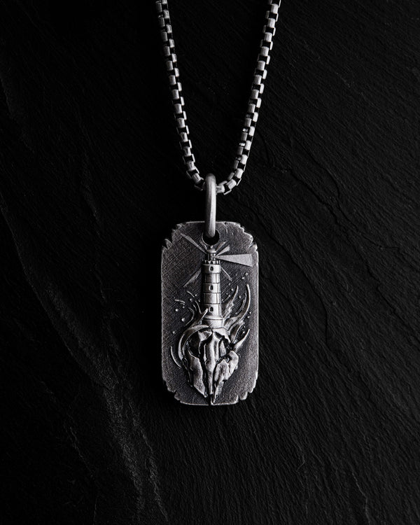 Silver pendant LIGHTHOUSE