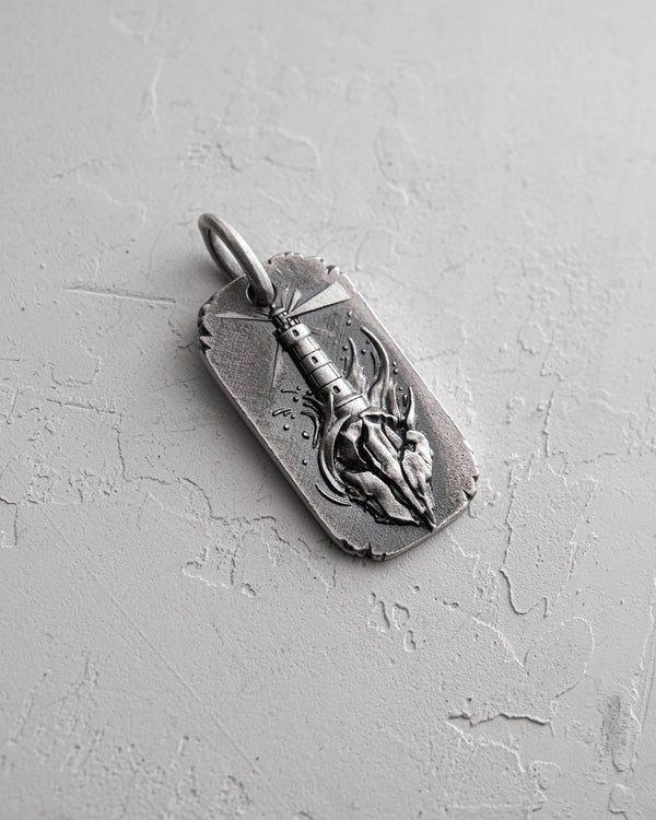 Silver pendant LIGHTHOUSE