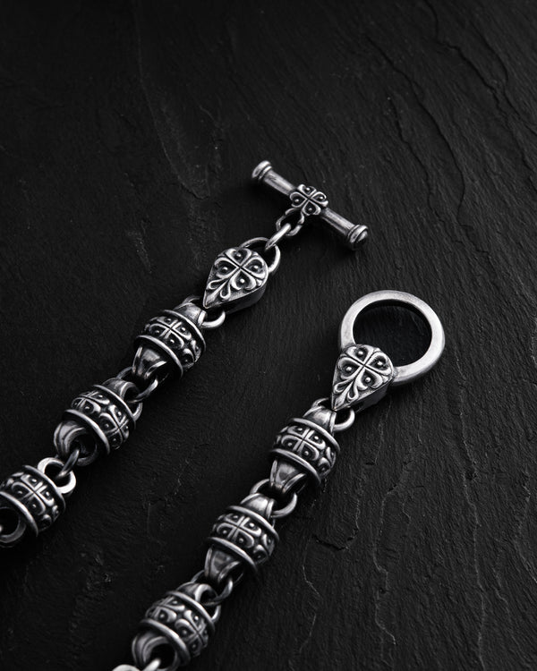 Silver bracelet AKSENT