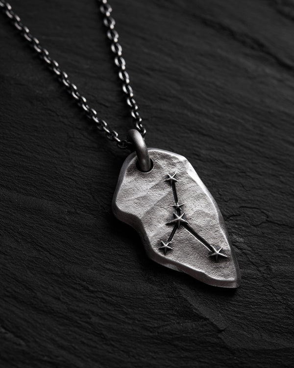 Ciondolo in argento COSTELLAZIONE DEL CANCRO su catena