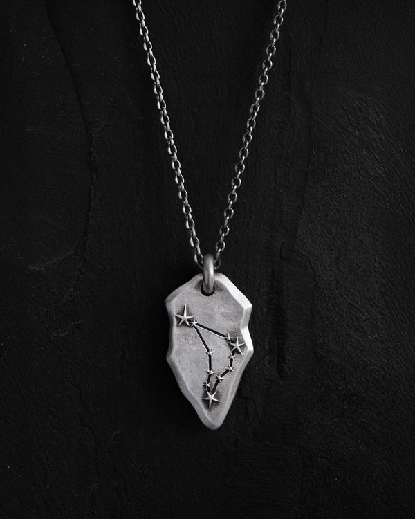 Silberanhänger STEINBOCK KONSTELLATION an einer Kette