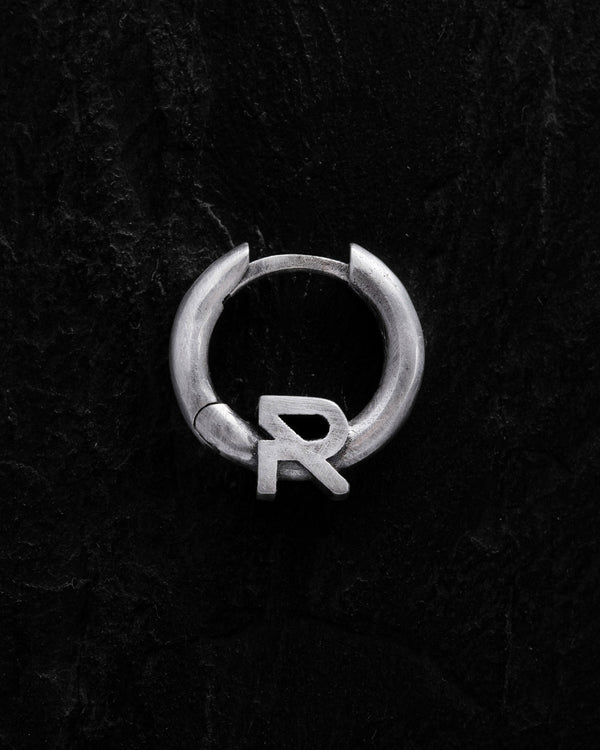 Silver single earring REYTEL