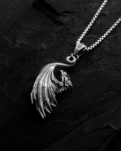 Silberanhänger DRACHE