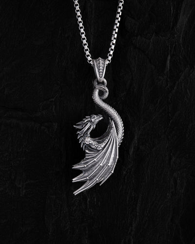 Silberanhänger DRACHE