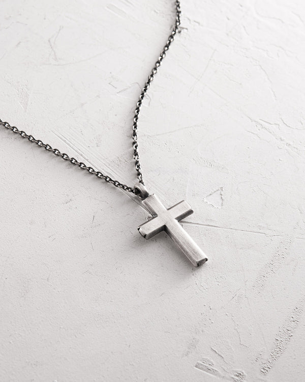 Silver cross on a chain VÉRITÉ