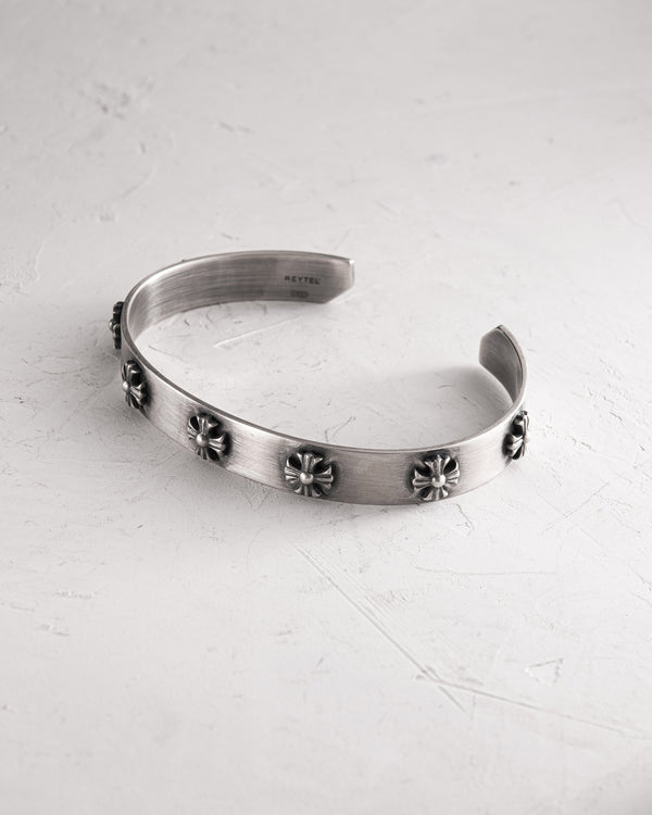 Silver bangle CROIX DES TEMPLIERS