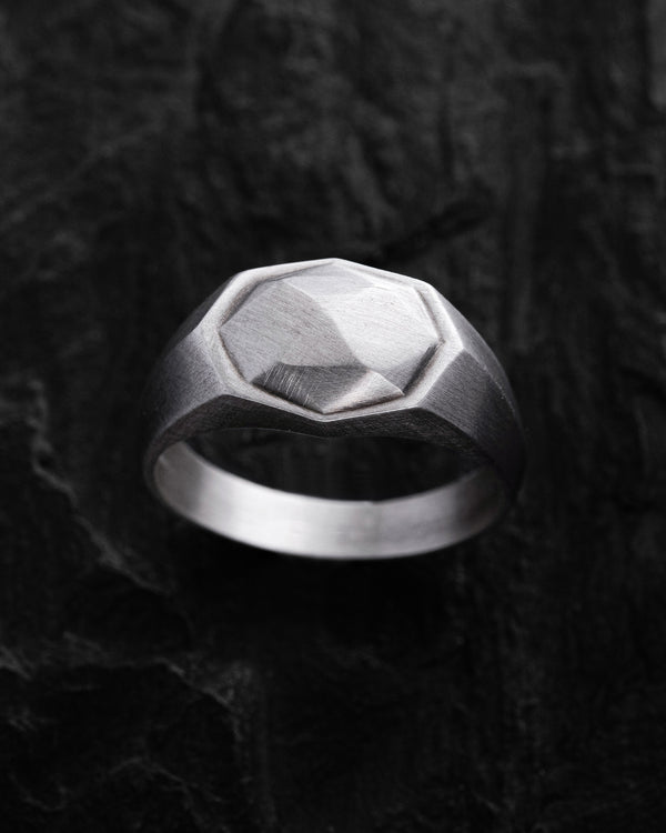 Silberring METEORIT