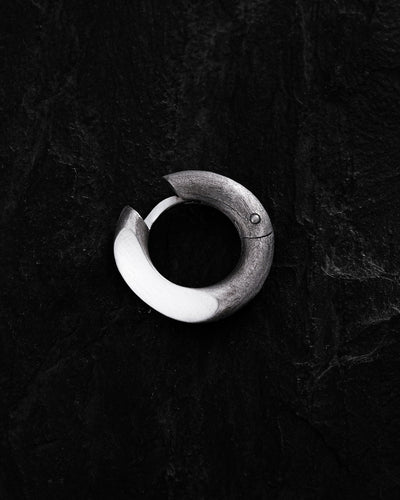 Silver single - earring MIRROR