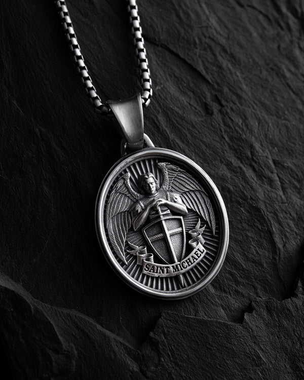 Silver pendant SAINT MICHAEL