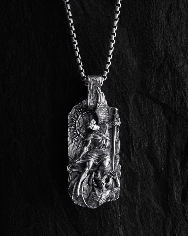 Silver pendant SAINT MICHAEL