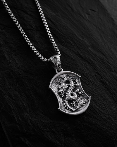 Silberanhänger DRACHE