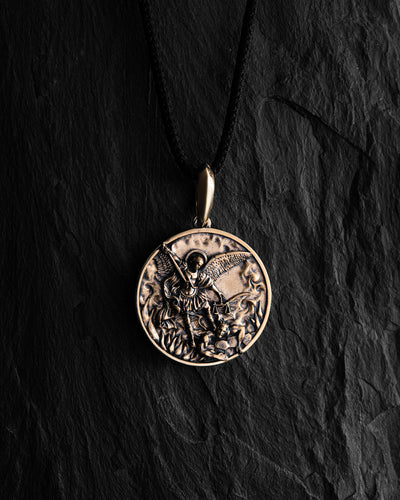 Pendentif SAINT MICHEL (or jaune 14 carats)