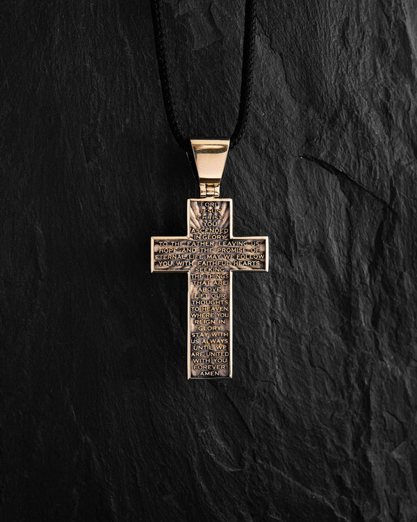 Croix ASCENSION DE JÉSUS-CHRIST (or jaune 14 carats)