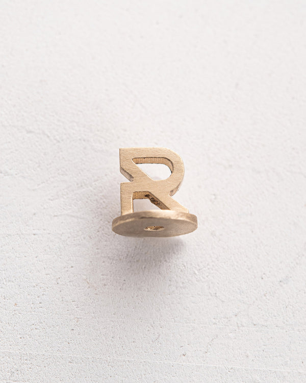 Mono earring CROSS PATTÉE (14k yellow gold)