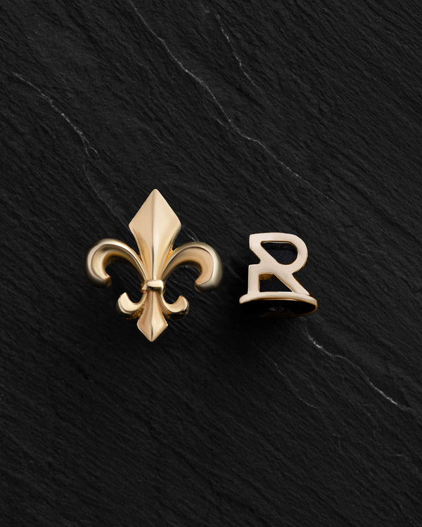 Kõrvarõngas FLEUR DE LIS (14k yellow gold)