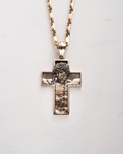 Křížové VYKUPENÍ. JEŽÍŠ KRISTUS (14k žluté zlato)