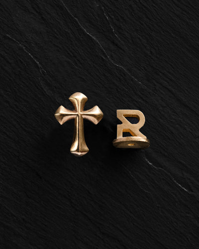 Mono orecchino CROCETTA (oro giallo 14k)