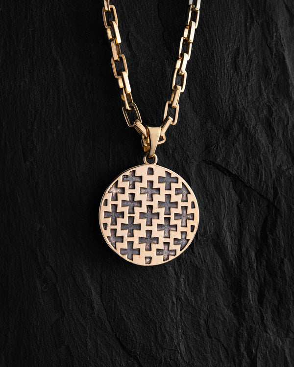 Ciondolo SAINT GEORGE (oro giallo 14k)