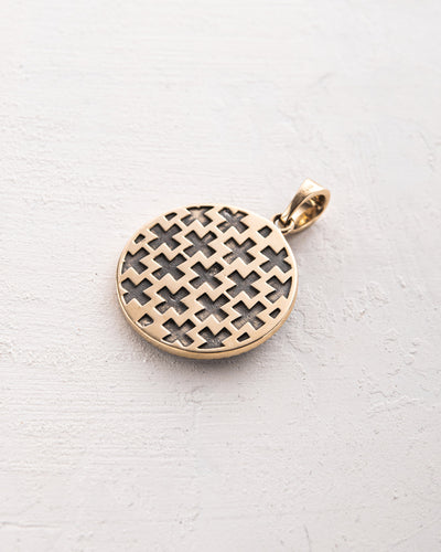 Anhänger HEILIGER GEORGE (14k Gelbgold)