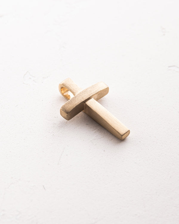 Cross MINIMAL (14k yellow gold)