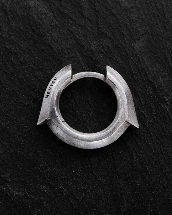 Silver hoop earring IGNEO