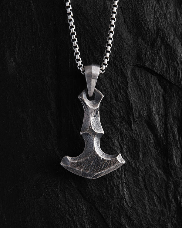 Silberanhänger WIKINGER THORS HAMMER