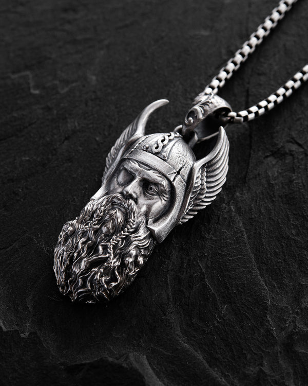 Silberanhänger WIKINGER KRIEGER ODIN