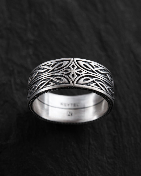 Silver ring ELVEN STAR