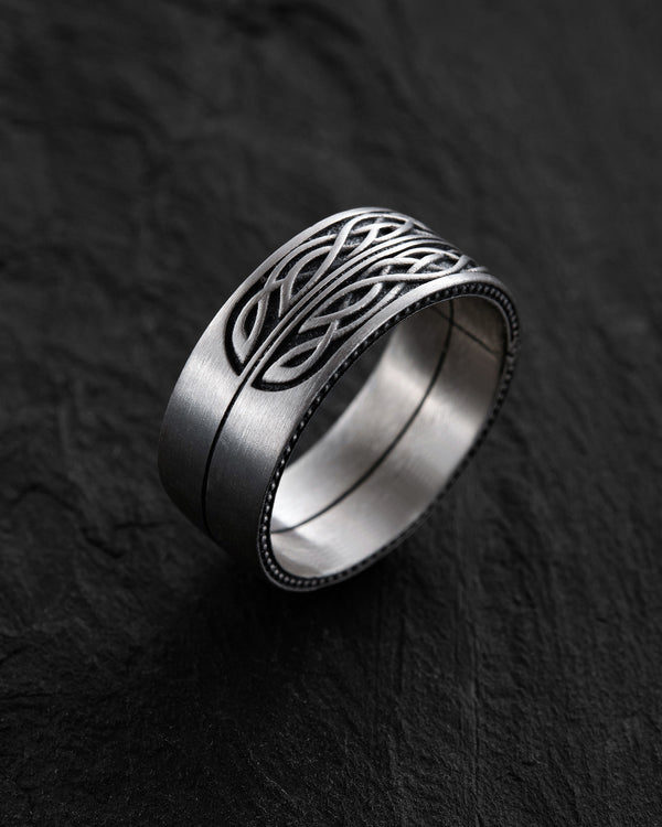 Silver ring ELVEN STAR
