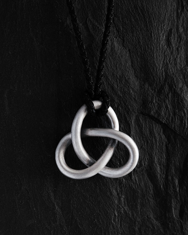 Silver pendant TRINITY (on a cord)