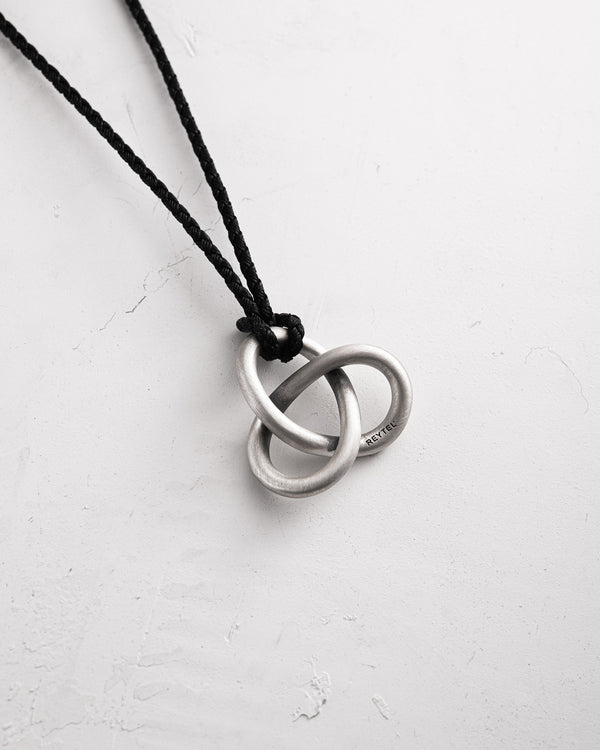 Silver pendant TRINITY (on a cord)