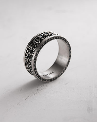 Bague argent FLEUR DE LIS