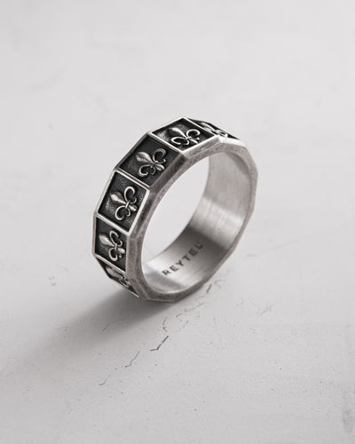 Bague argent FLEUR DE LIS