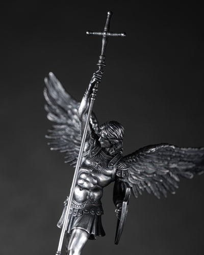 Sculpture en argent artisanale ST. MICHAEL ARCHANGE