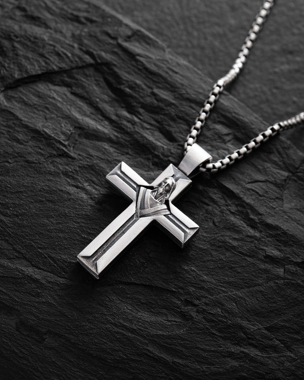 Silver cross CRISTO REDENTOR