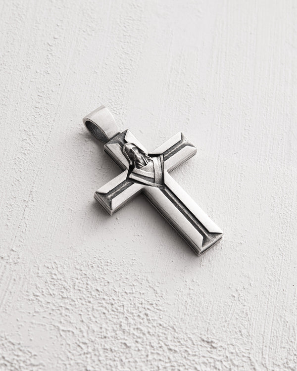 Silver cross CRISTO REDENTOR