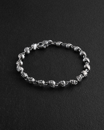 Silver bracelet FACES