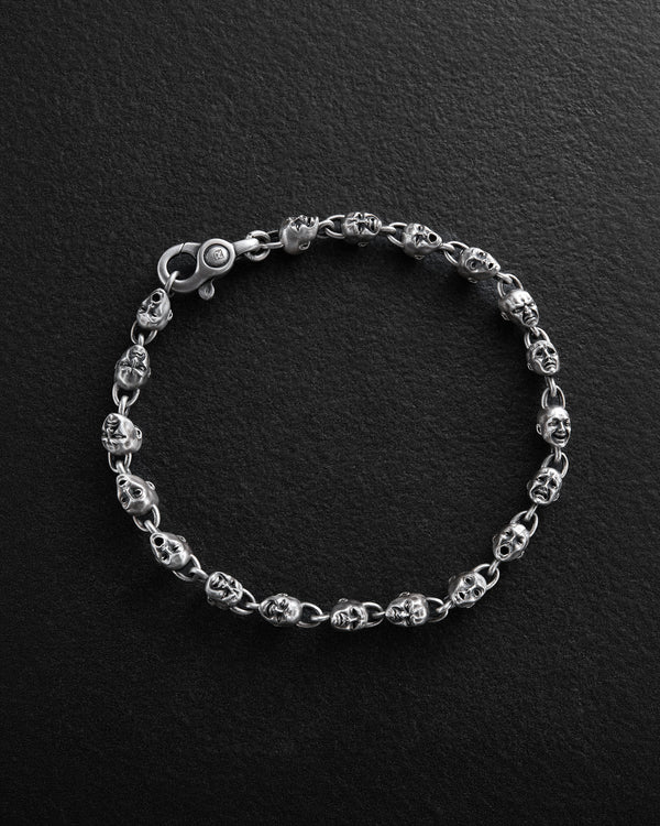 Silver bracelet FACES