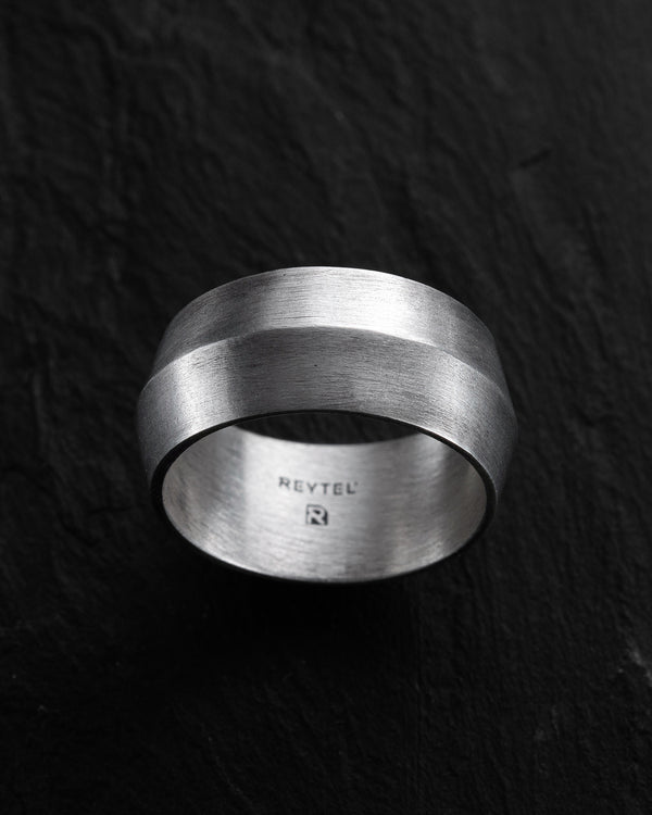 Silver ring RIDGE