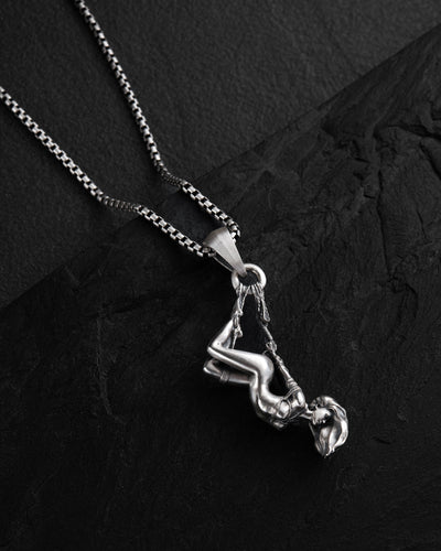 Silver pendant SHIBARI GIRL