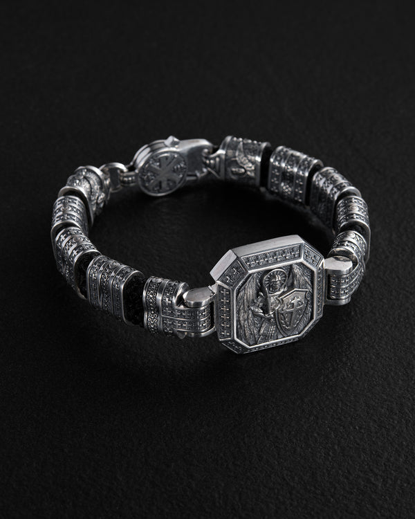 Silberarmband HEILIGER MICHAEL