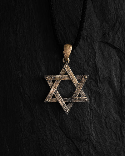 Pendant MAGEN DAVID (14k yellow gold)
