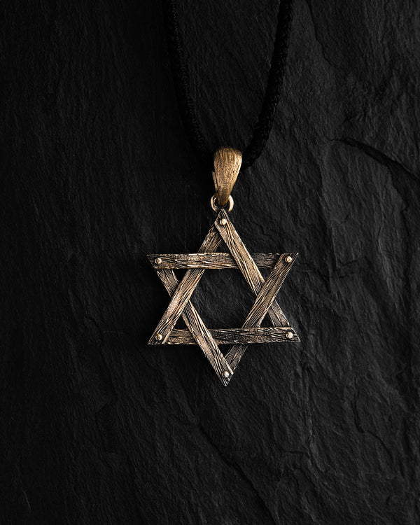 Anhänger MAGEN DAVID (14k Gelbgold)