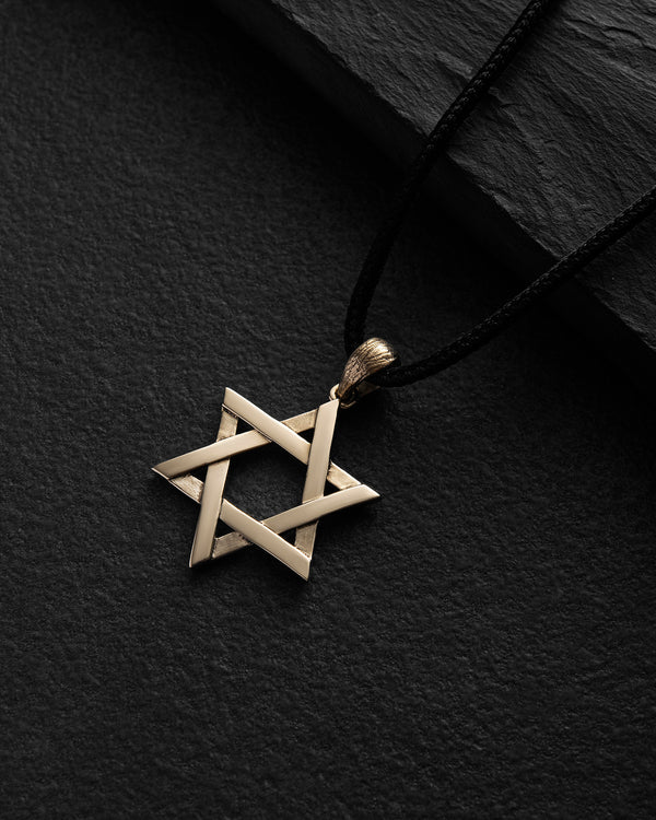 Anhänger MAGEN DAVID (14k Gelbgold)