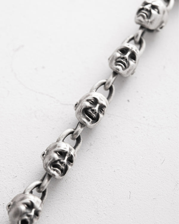 Silver bracelet FACES
